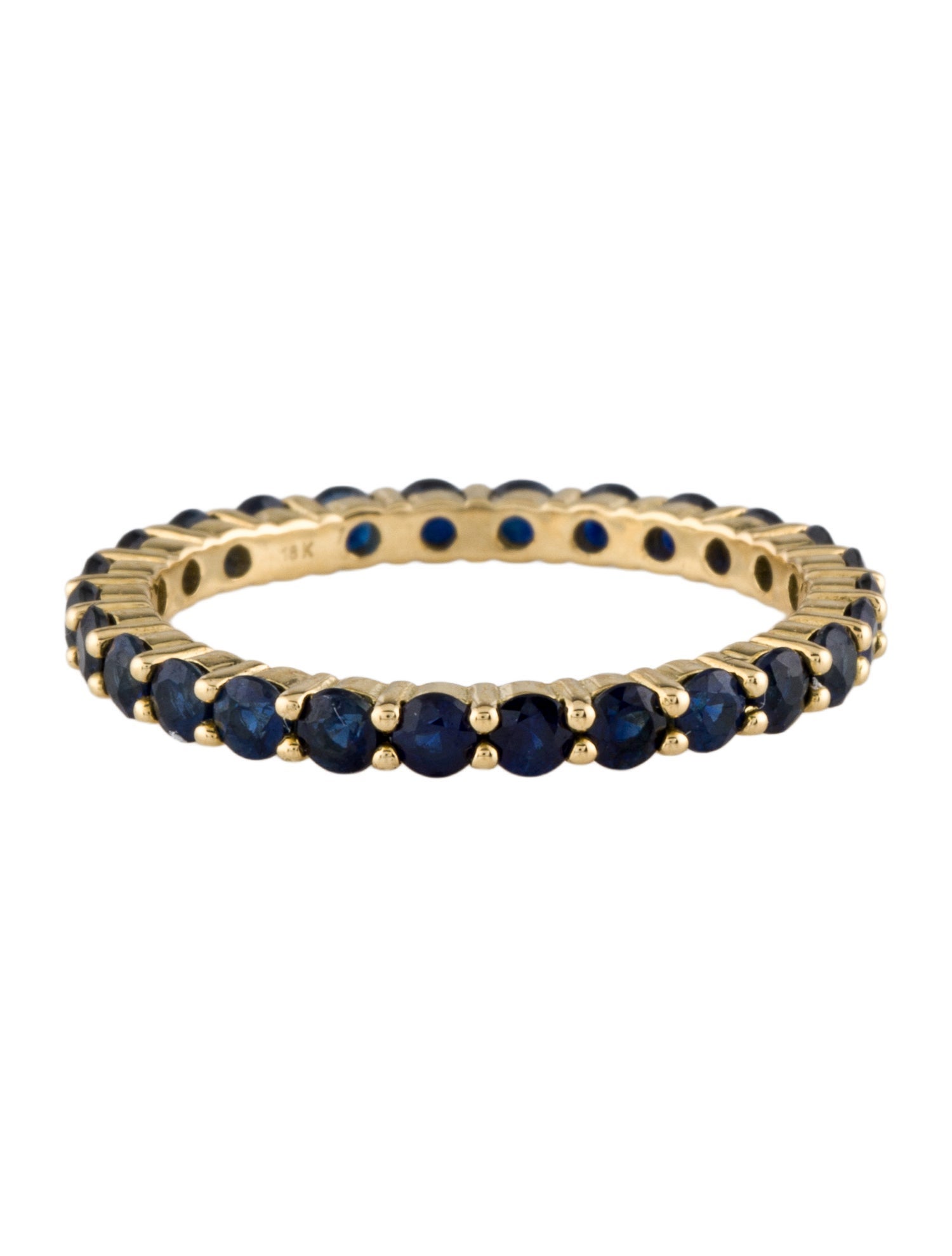 Ring 18K 1.27ctw Sapphire Eternity Band