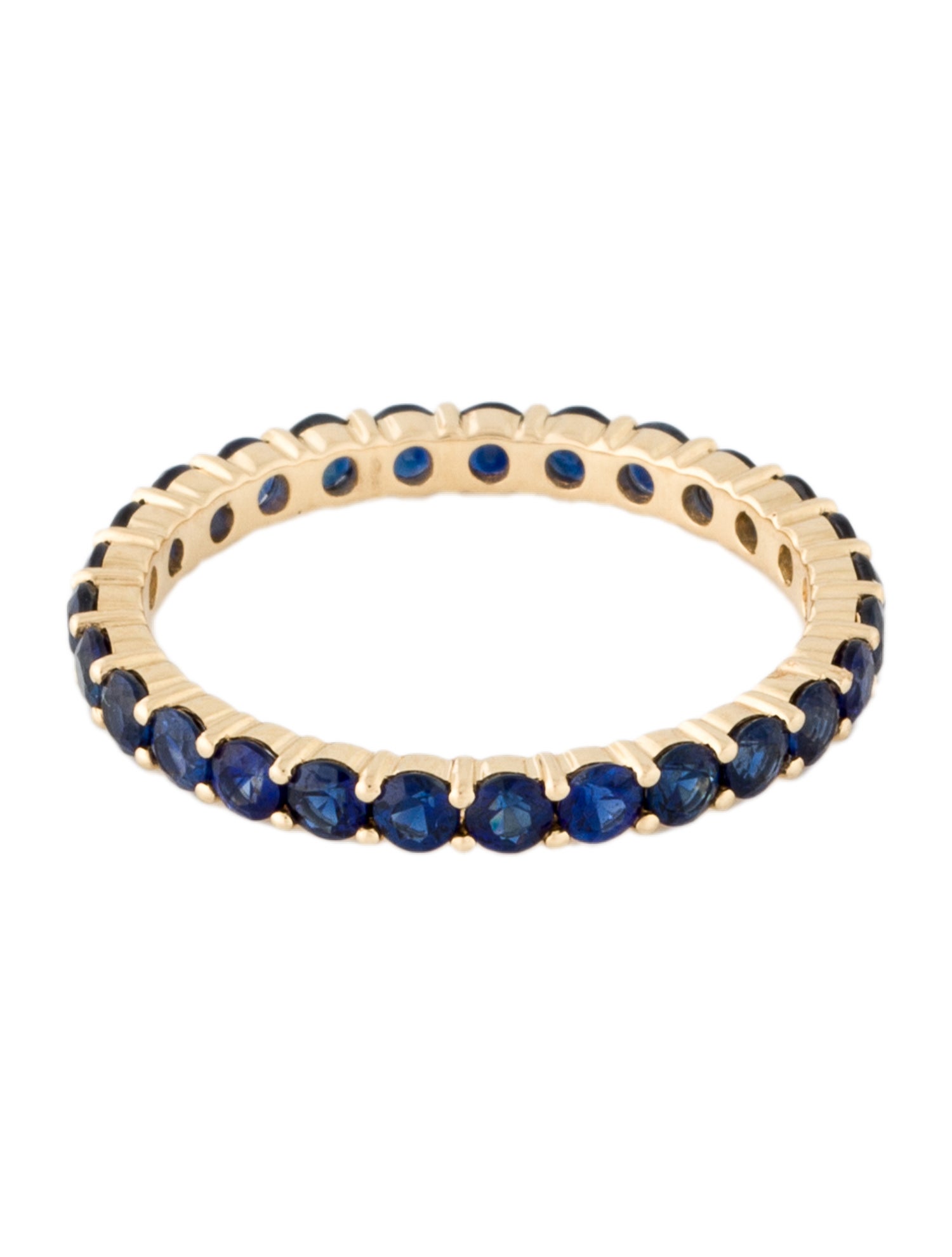 Ring 18K 1.32ctw Sapphire Eternity Band