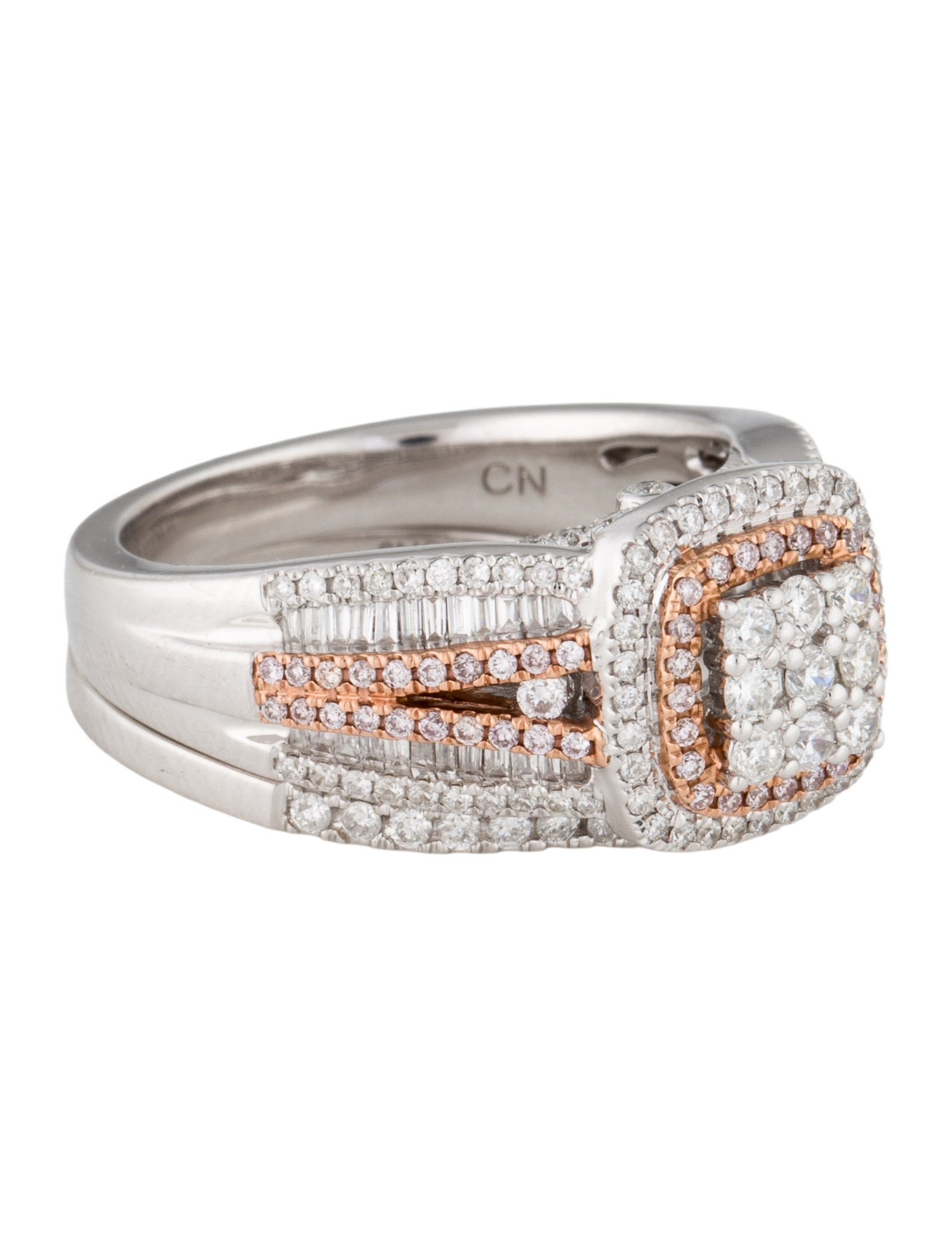 Ring 14K Diamond Cocktail Set