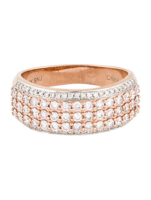 Ring 14K 1.00ctw Diamond Wide Band