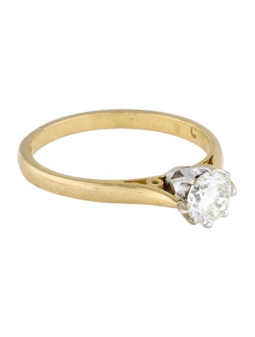 Ring Cocktail 18K Diamond Engagement 7.25