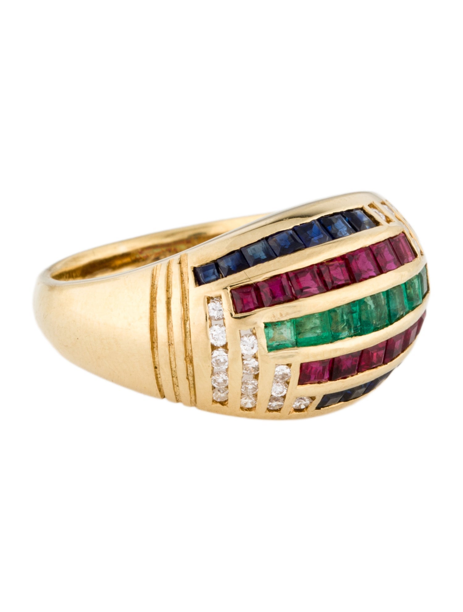 Ring 14K Multistone Band