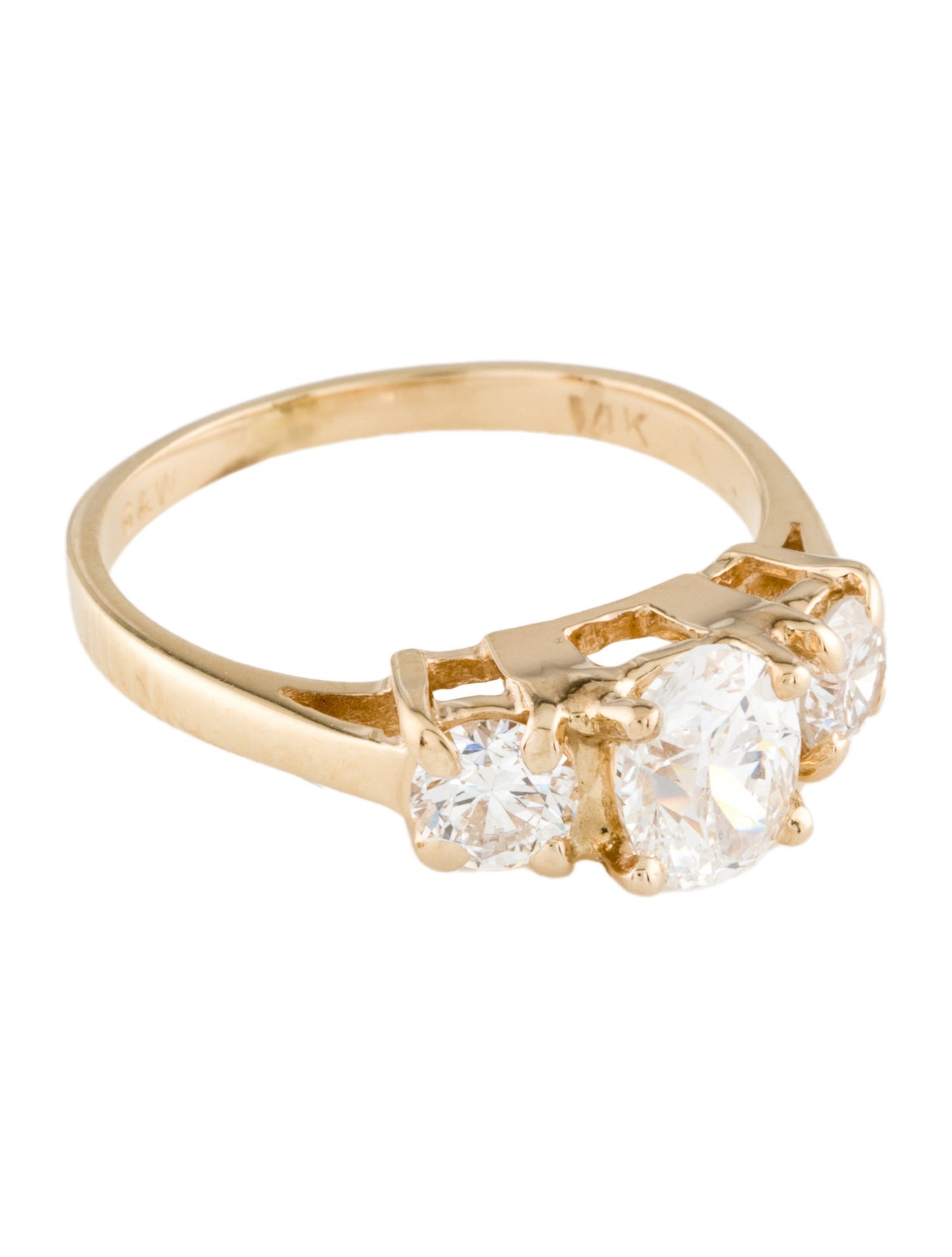 Ring 14K 1.24ctw Diamond Cocktail