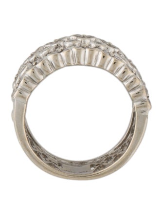 Ring 18K 1.16ctw Diamond Cocktail Band