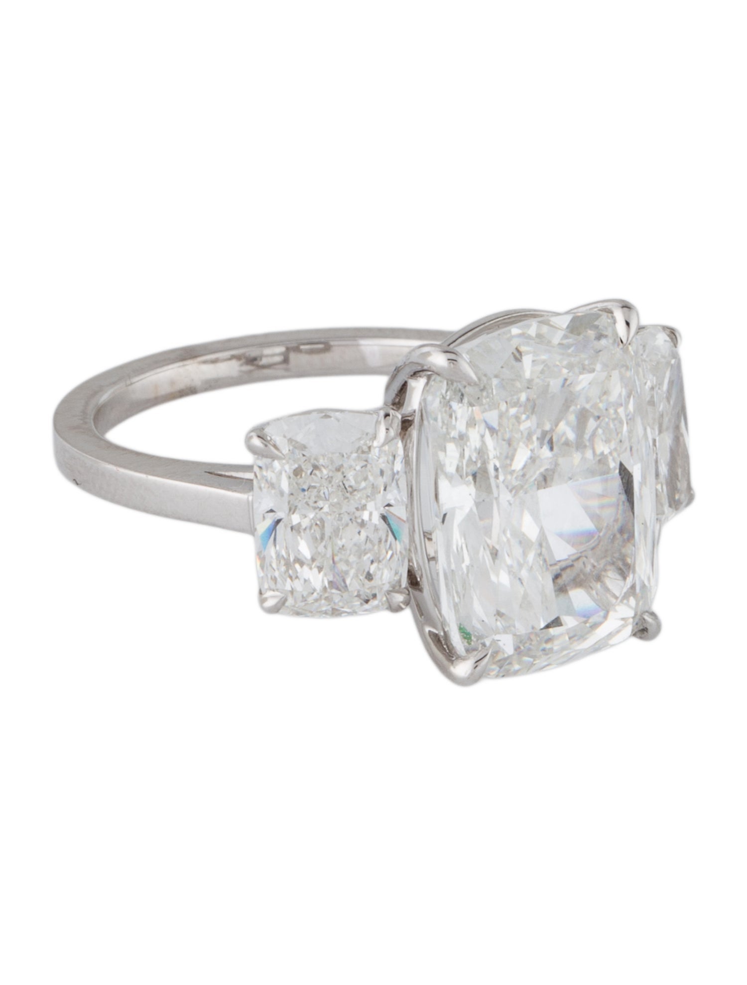 Ring 11.15ctw Lab-Grown Diamond Three-Stone Engagement Ring