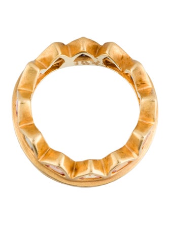 Ring 18K 3.00ctw Sapphire, Ruby & Diamond Band Ring