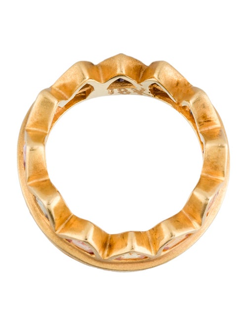 Ring 18K 3.00ctw Sapphire, Ruby & Diamond Band Ring