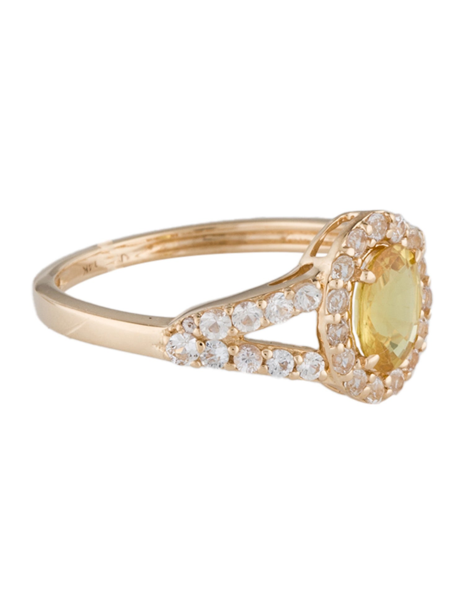 Ring 14K Sapphire Cocktail Ring