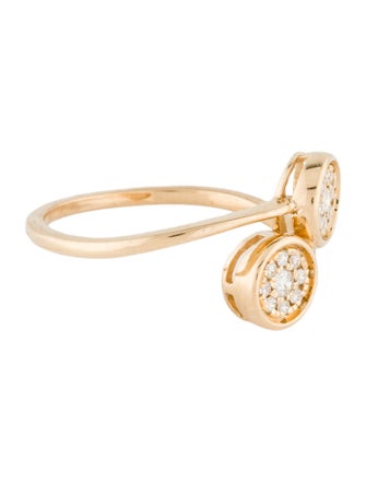 Ring 14K Diamond Crossover