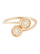 Ring 14K Diamond Crossover