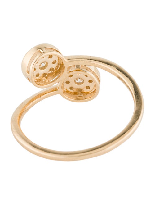 Ring 14K Diamond Crossover