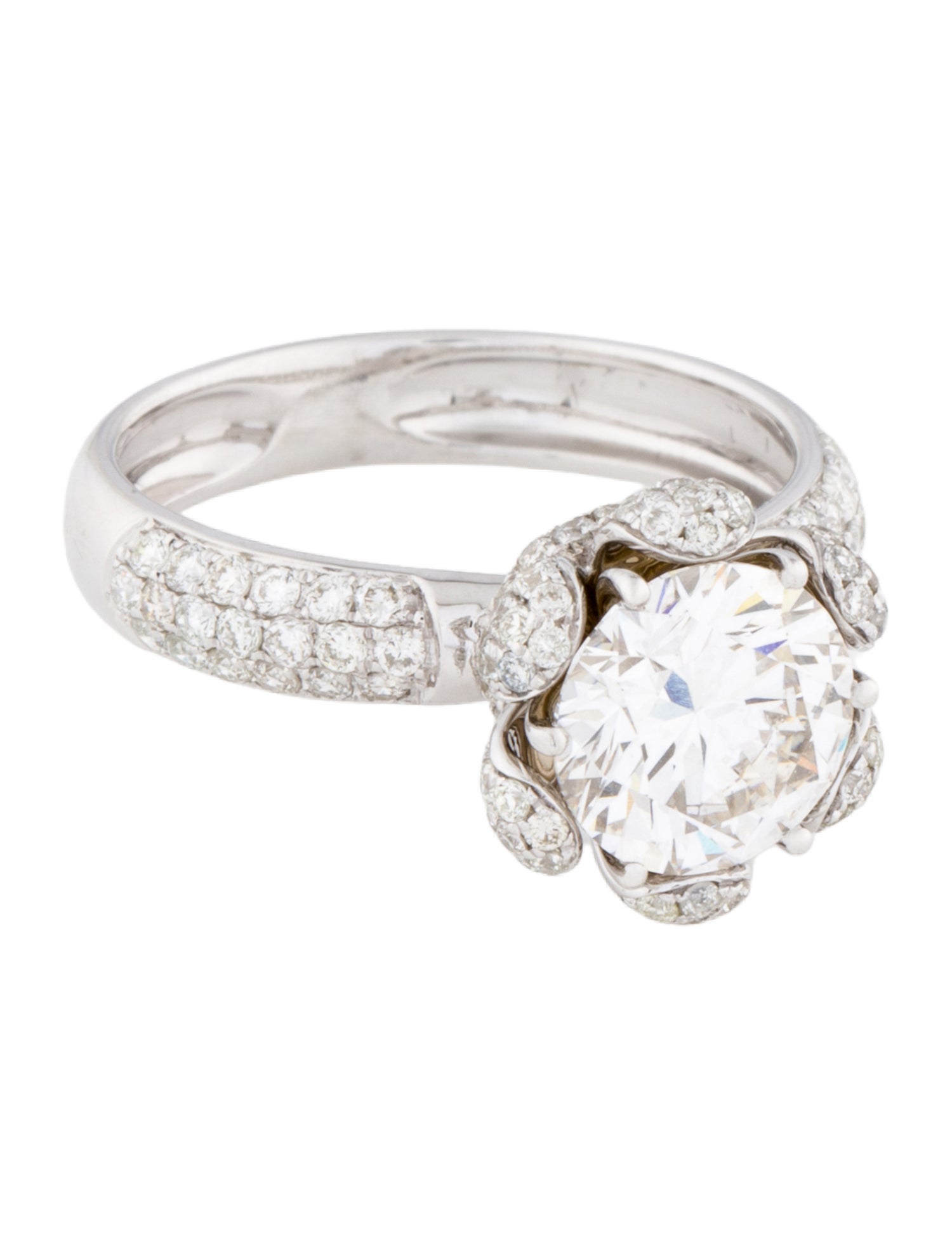Ring 2.08ctw Lab-Grown Diamond Engagement Ring