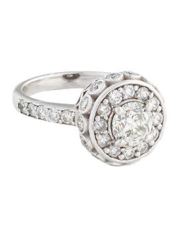 Ring Cocktail 18K 2.10ctw Diamond 5.75