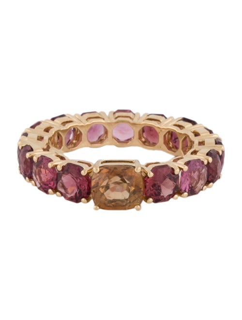 Ring 18K Zircon & Spinel Eternity Ring