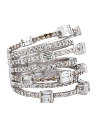 Ring 18K Diamond 7-Row Band