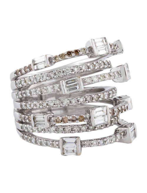 Ring 18K Diamond 7-Row Band