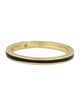 Ring 18K Enamel Stacking Band Ring