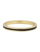 Ring 18K Enamel Stacking Band Ring