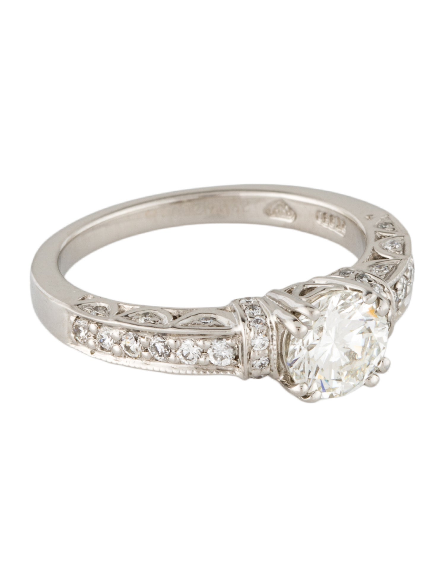 Ring Platinum 1.01ct Diamond Engagement Ring