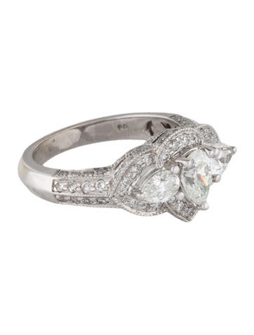 Ring Engagement 18K 1.83ctw Diamond 8