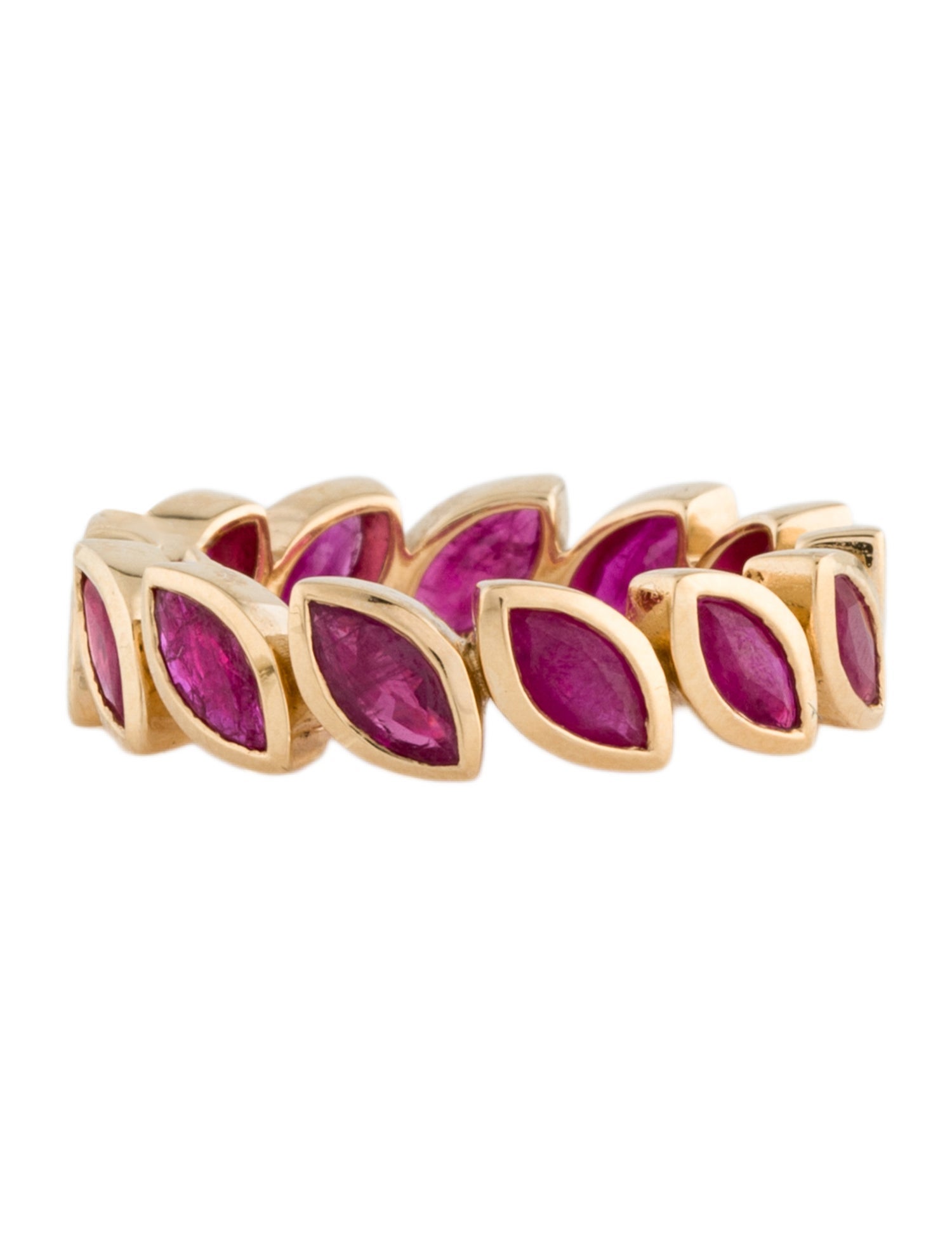 Ring 18K 2.60ctw Ruby Eternity Band