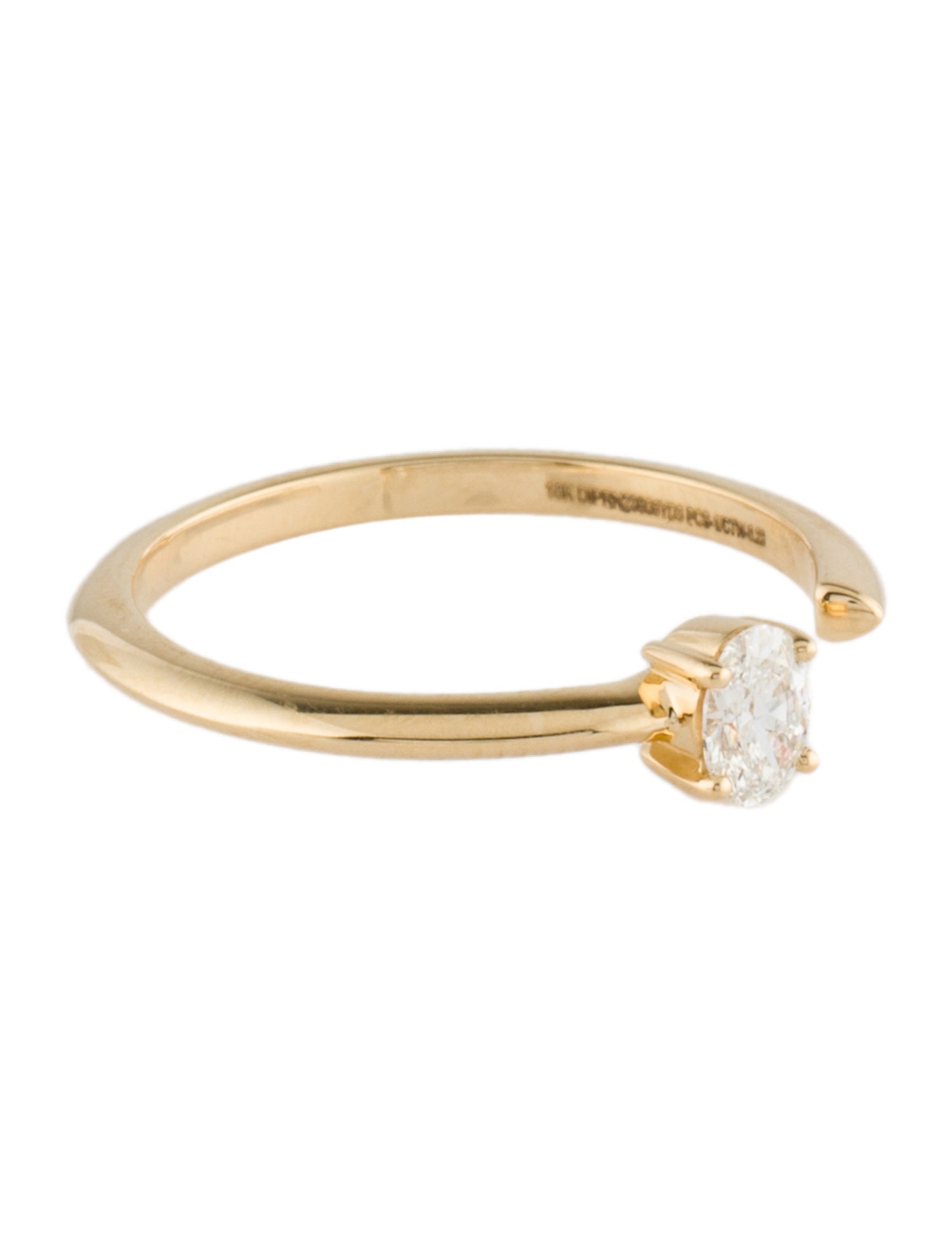 Ring 18K Diamond Open Band
