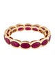 Ring 18K 4.29ctw Ruby Eternity Band