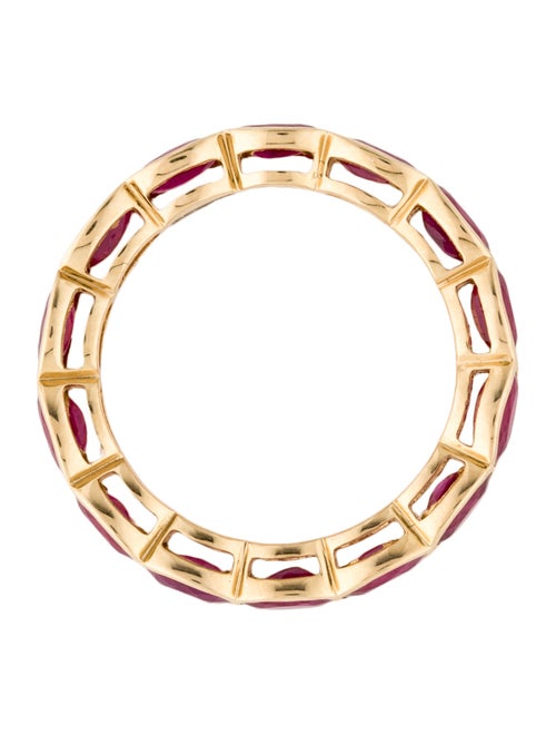 Ring 18K 4.29ctw Ruby Eternity Band