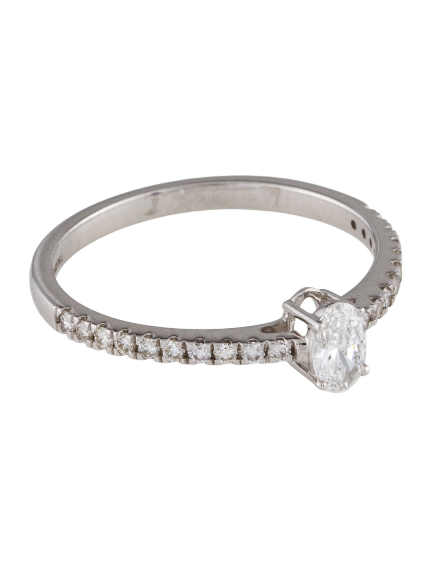 Ring 18K Diamond Stackable Band Ring