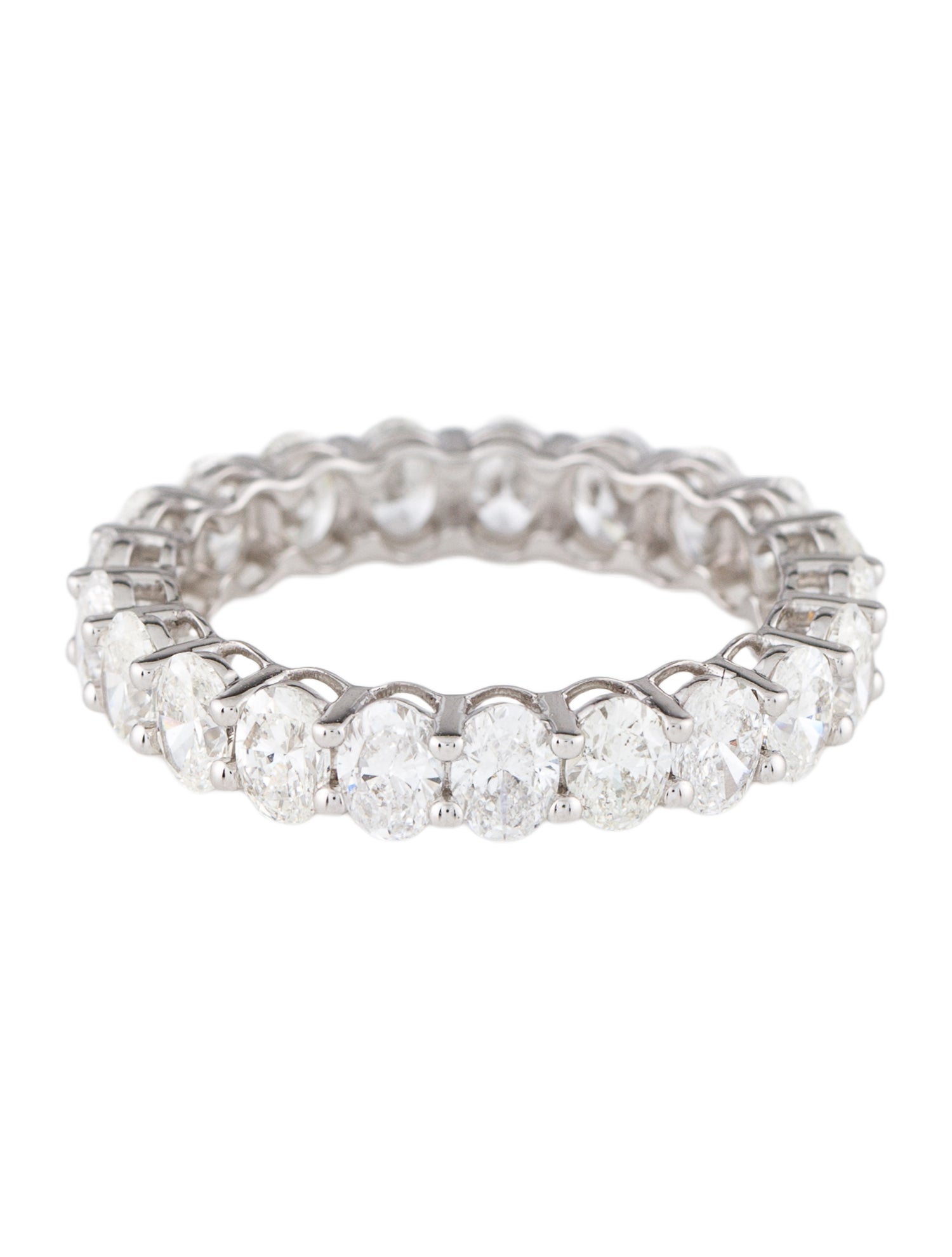 Ring 18K 3.95ctw Diamond Eternity Band Ring