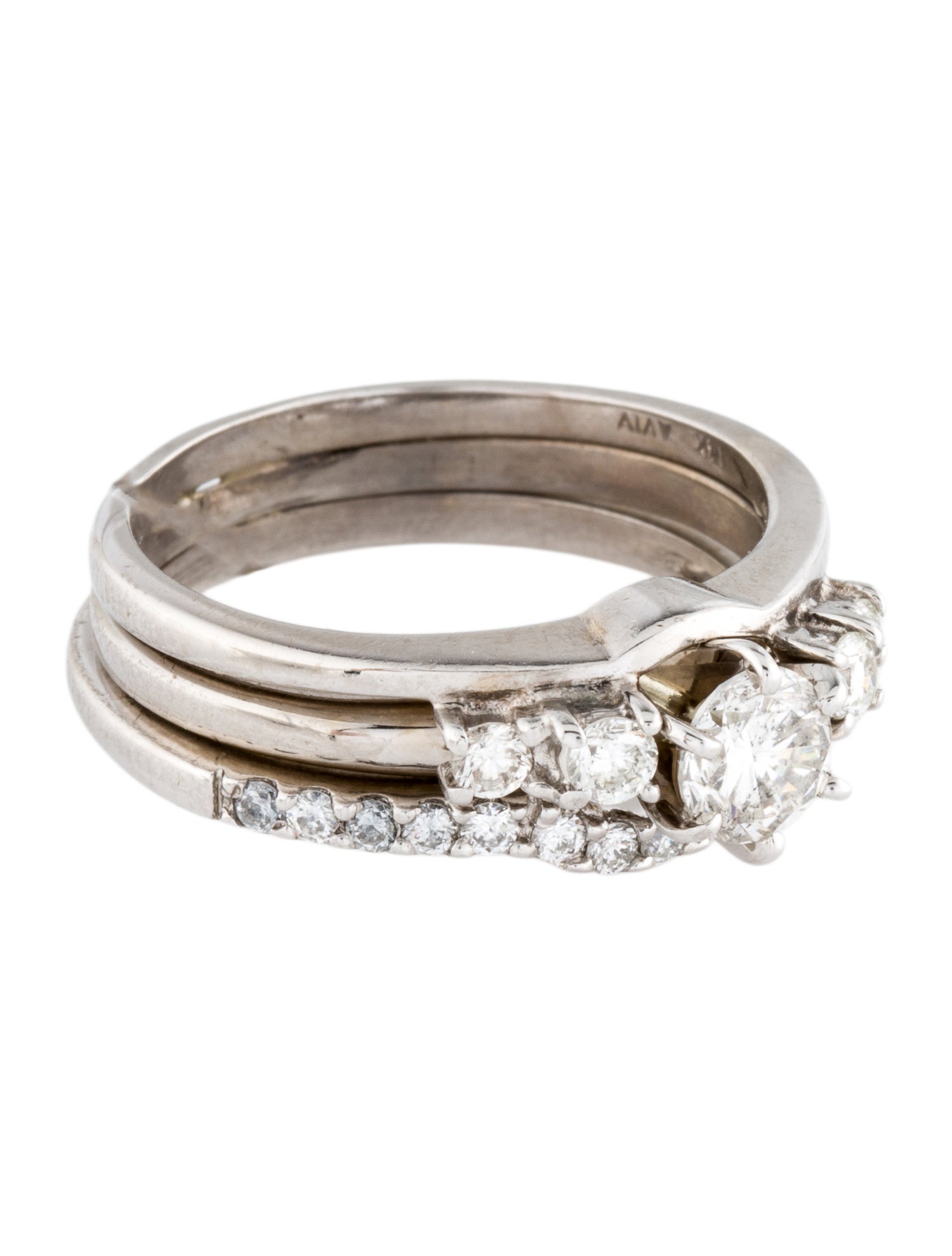 Ring 14K Diamond Wedding Set