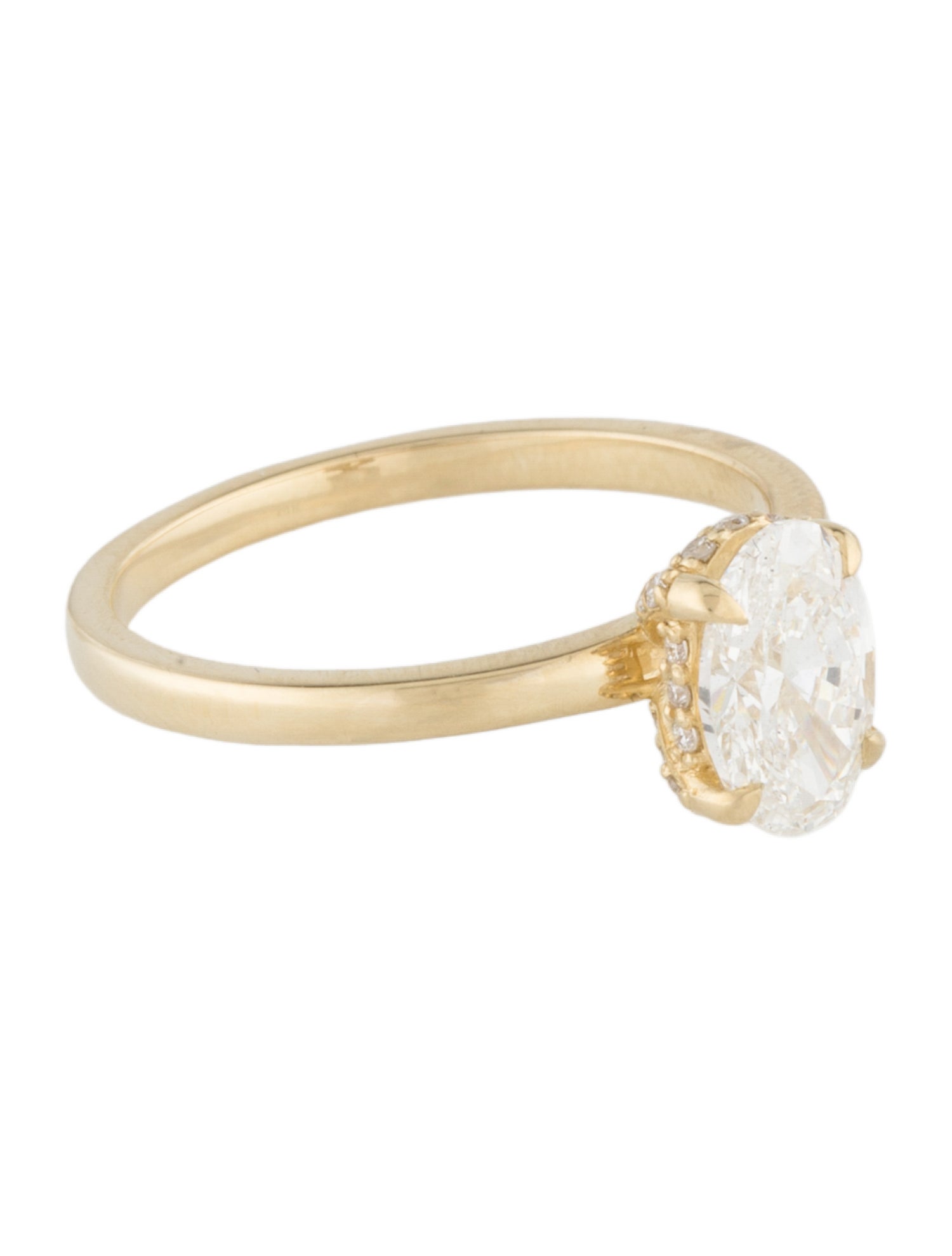 Ring 14K 1.01ct Lab-Grown Diamond Engagement