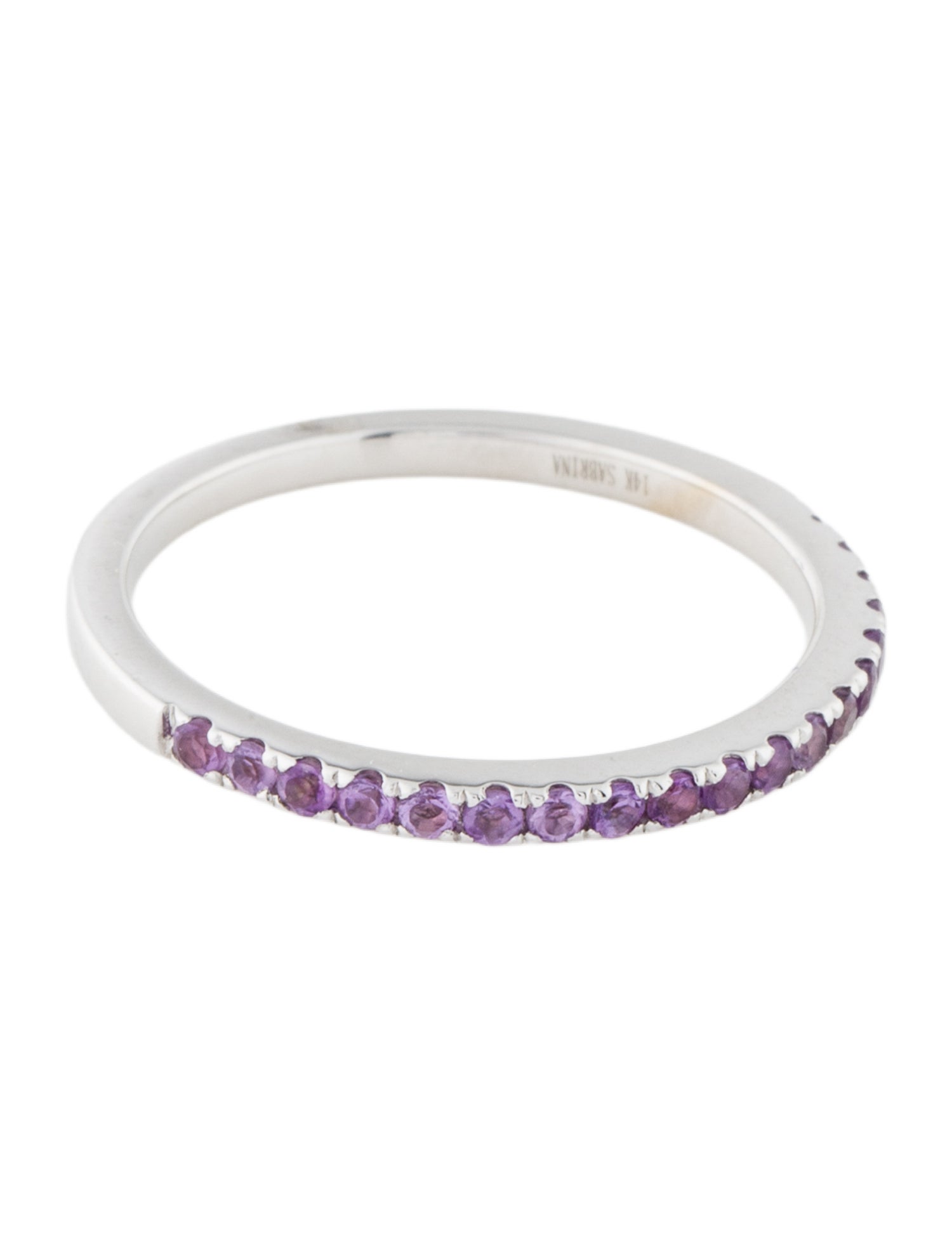 Ring 14K Amethyst Band