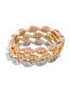 Ring 14K Diamond Triple Band Set