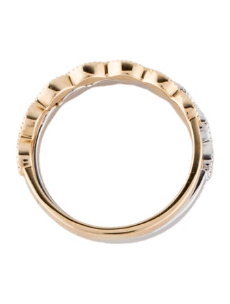 Ring 14K Diamond Triple Band Set