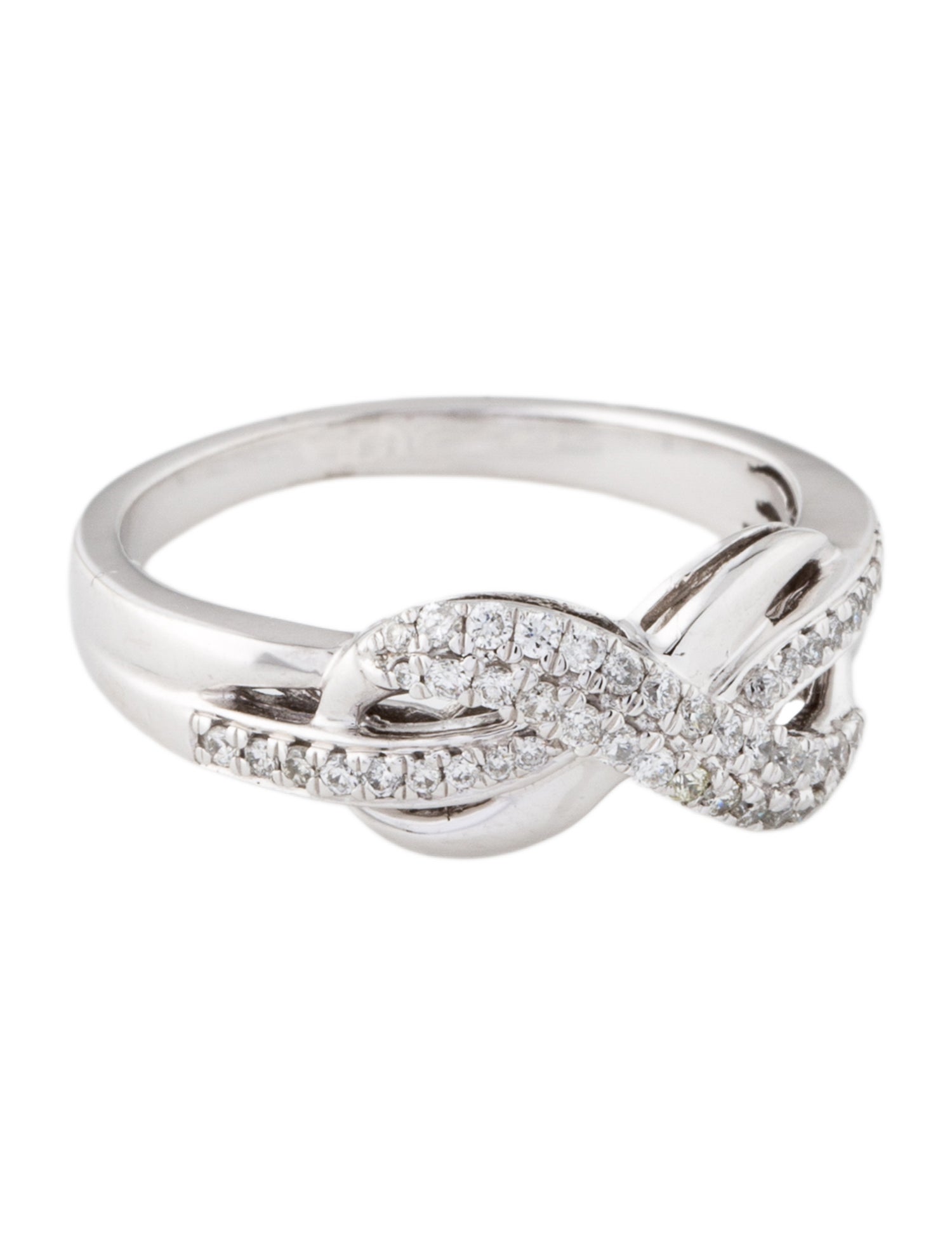 Ring 14K Diamond Knot Band