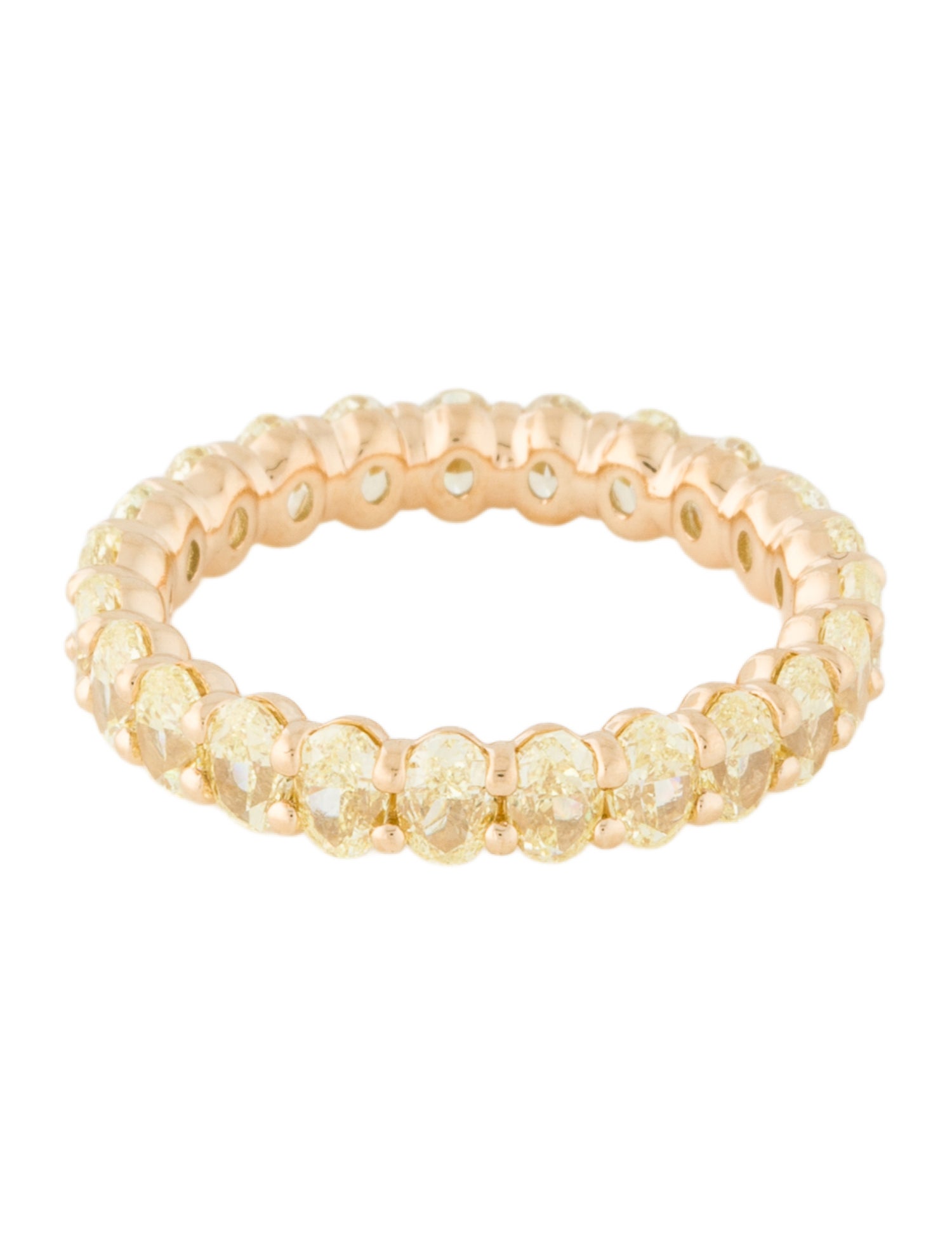 Ring 18K 3.45ctw Diamond Eternity Band Ring