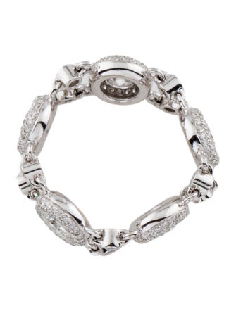 Ring 18K 1.84ctw Diamond Chain Link Ring
