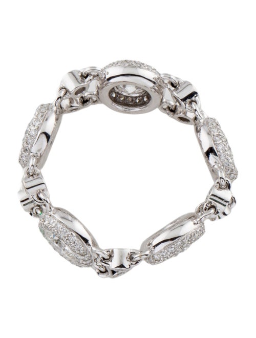 Ring 18K 1.84ctw Diamond Chain Link Ring