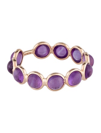 Ring 14K Amethyst Eternity Band