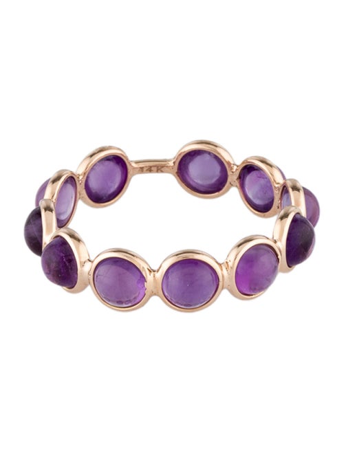 Ring 14K Amethyst Eternity Band