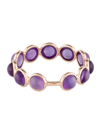 Ring 14K Amethyst Eternity Band