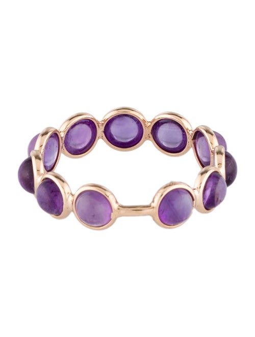 Ring 14K Amethyst Eternity Band