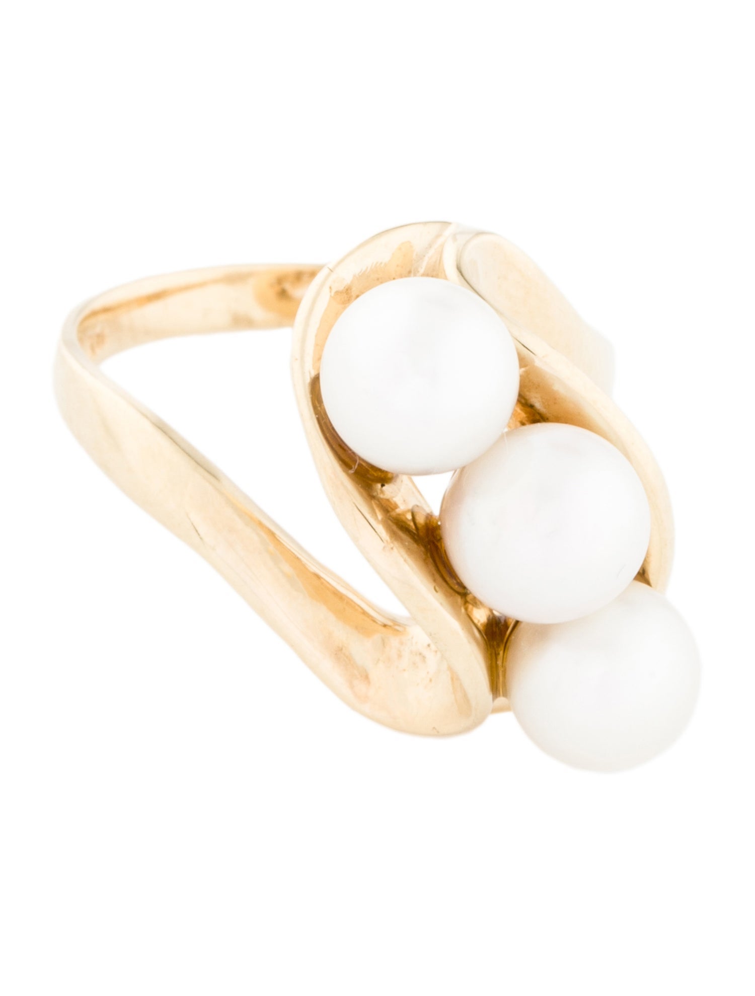 Ring 14K Pearl Cocktail Ring