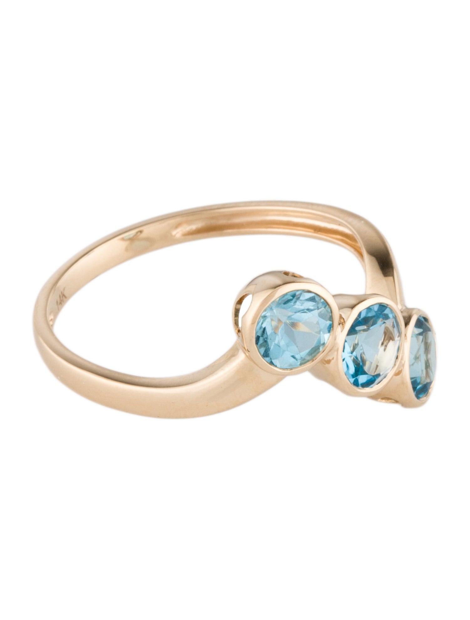 Ring 14K 1.53ctw Topaz Cocktail Ring