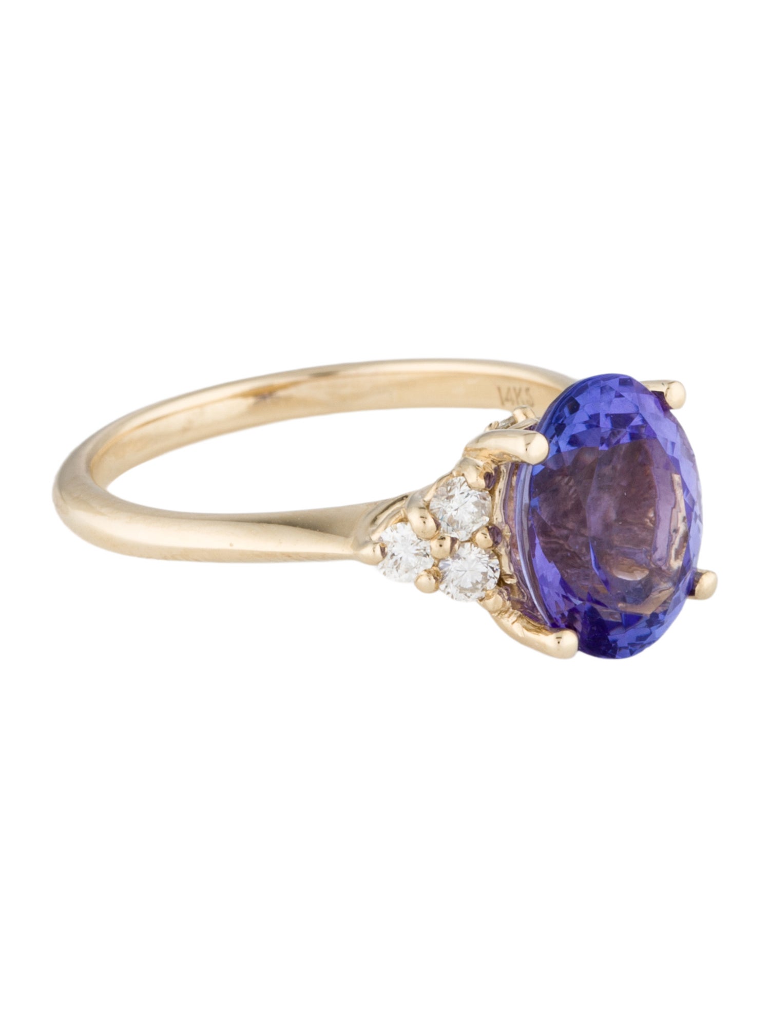 Ring 18K 2.70ct Tanzanite & Diamond Cocktail Ring