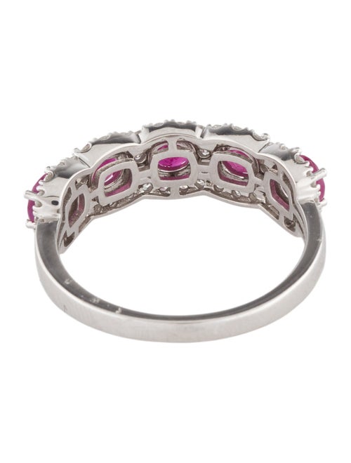Ring 14K 1.25ctw Ruby & Diamond Band