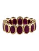 Ring 18K 7.72ctw Ruby Eternity Band Ring