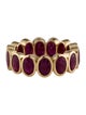 Ring 18K 7.72ctw Ruby Eternity Band Ring