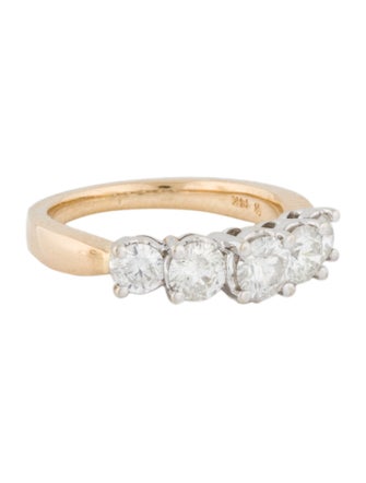 Ring 14K 1.31ctw Diamond Five Stone Ring